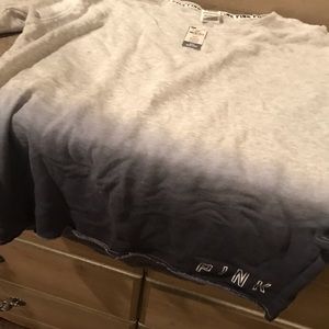 NWT 18 VS Pink perfect dyed sweater xs
